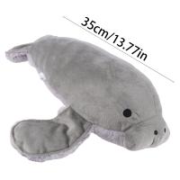 Peluche De Manatí De 35 Cm Juguete De Peluche De Mar Suave Almohada Decoración Para Habitación Regalo De Cumpleaños Para Niños Y Bebés - details 1