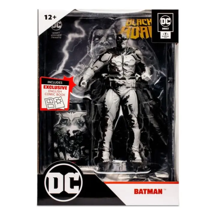 Figura Batman & Comic en Inglés -  Black Adam Comic - DC - Figura de 18cm - MCFARLANE TOYS - Mayores de 12 años - 1