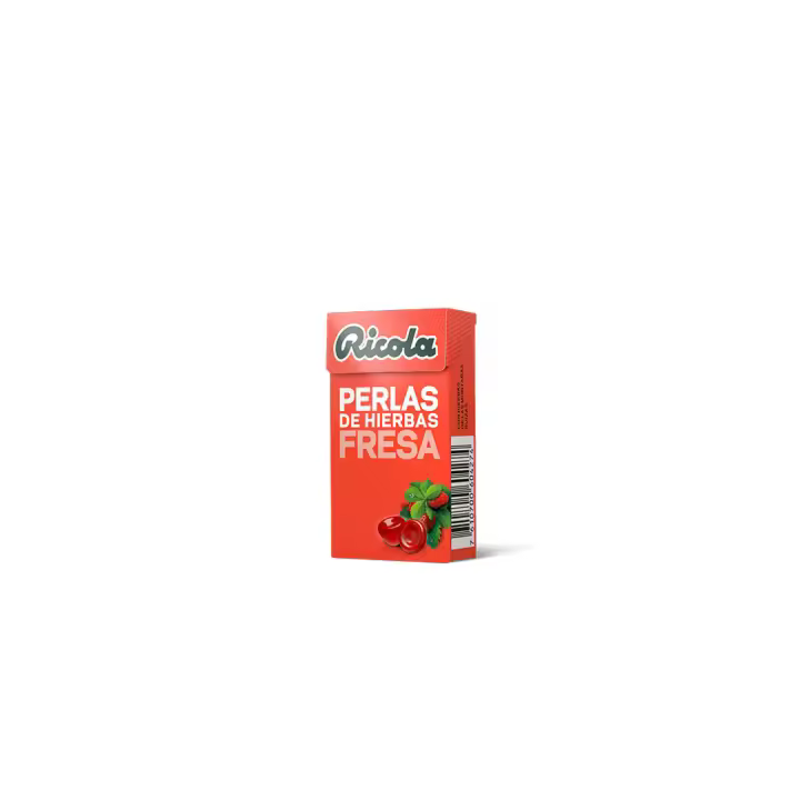 Perlas de hierbas fresa sin azucar 25 g Ricola - 1