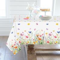 Mantel Desechable Floral De Mariposa Para Primavera Verano Y Fiestas De Cumpleaños Boda Y Navidad Decoración De Comedor Moderna De Poliéster 100% Rectangular - details 5