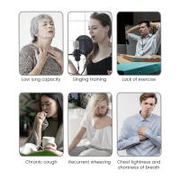 Entrenador De Respiración Con 3 Bolas Para Mejorar La Función Pulmonar Sistema De Medición De Exercitador De Respiración Spirometría - details 1