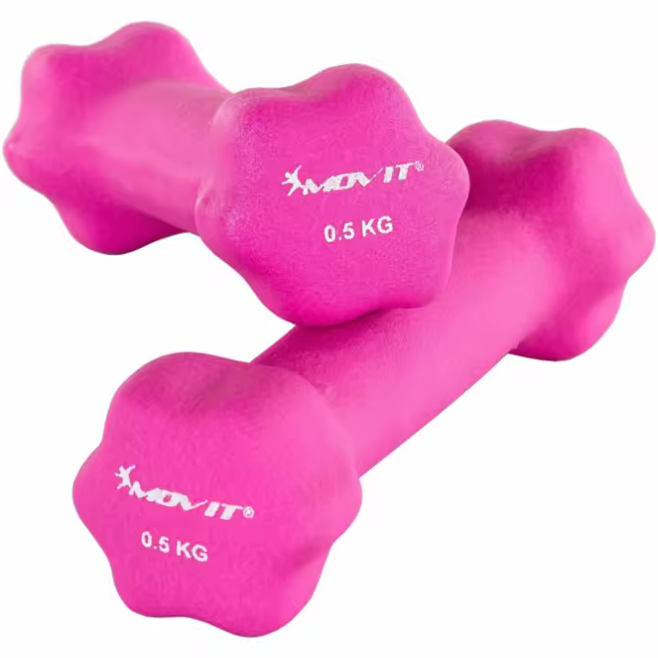 MOVIT® Juego de mancuernas de neopreno ideales para aeróbic o fitness - 1
