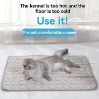 Alfombra De Hielo Para Mascotas Verano Silla Fría Para Gatos Transpirable Seda De Hielo Nido Para Gatos Ropa De Cama Para Gatos - details 4