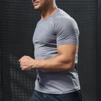 Camiseta Deportiva De Secado Rápido Para Hombres Manga Corta Entrenamiento En Gimnasio Camiseta De Fitness Transpirable Para Correr Sportswear - details 0