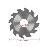 Hoja De Saws Circular De 2.5 Pulgadas Diametro 63mm HSS Resina Herramientas Eléctricas Para Aluminio Y Madera KKMOON - details 13