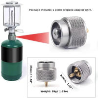 Adaptador De Propano Para Estufa De Gas Camping Conversor De Válvula De Tanque De Cilindro Adaptador De Acero Inoxidable Para Exteriores - details 3