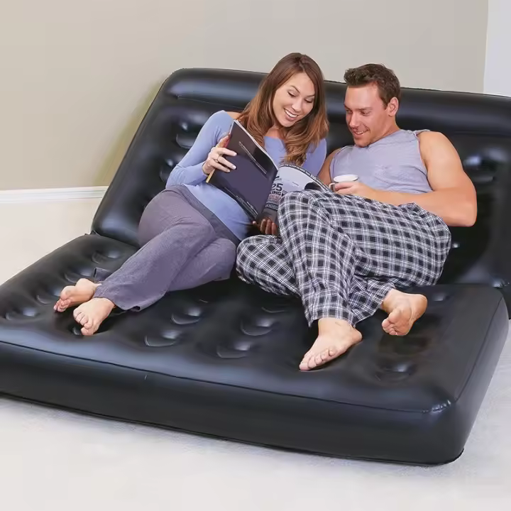 Bestway Sillon Hinchable 5 Posiciones Negro 188x152x64 cm Interior 75054 - 1