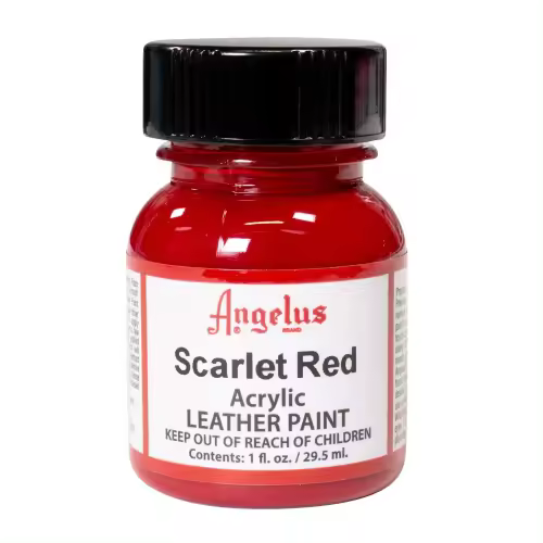 Angelus PINTURA CUERO Y POLIPIEL ANGELUS SCARLET RED 29,5 ML - 1