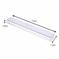 Luz Nocturna LED De 10 Velocidad Con Sensor De Movimiento Energía Por Batería Portátil Y Sin Cable Para Armario Y Gabinete - details 3