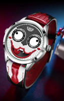 Reloj De Cuarzo LIGE 2025 Para Hombre Creativo Con Correa De Cuero Resistente Al Agua Diseño De Payaso Moda Casual Reloj Hombre - details 12