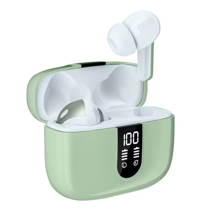 Auriculares Bluetooth 5,4-50 Autonomía HORAS DE, 4 micrófonos ENC para cancelación de ruido, Graves potentes, IP7 resistant to Agua, Carga USB-C rápida, compatible con iOS/Android, y ergonómicos - 1