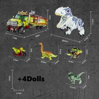 Bloques De Construcción Dinosaurio Jurassic Adventure Team Escena De Dinosaurios Rompecabezas Modelo Juguete Regalo Para Niños Y Adultos - details 3