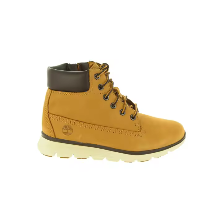 Timberland A17RI KILLINGTON Wheat Nubuck boots for kids, featuring a cushioned insole and anti-slip flexible sole, perfect for autumn/winter, offering comfort and safety for outdoor activities, ideal girl winter boots. - 1