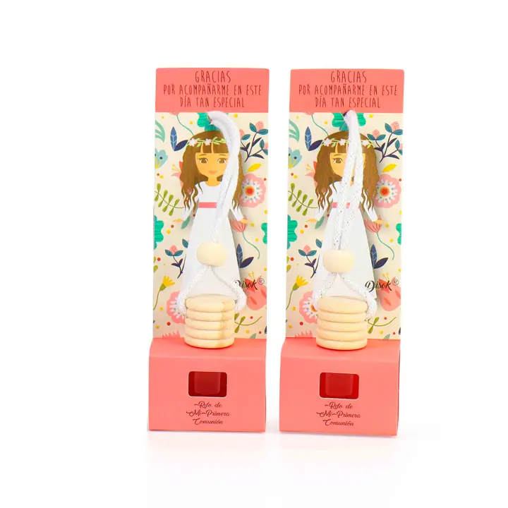 Pack de 6 a 30 unidades de Ambientadores para coche, Aroma a chucherías, Recuerdo de primera comunión, Detalles para comunión niño y Detalles para comunión niña, Regalos para invitados originales, Regalantes.com - 1
