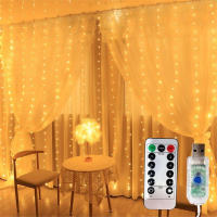 Luces De Encaje LED USB Con Control Remoto 8 Modos Para Decoración De Habitaciones Jardines Bodas Y Fiestas Navideñas - details 0
