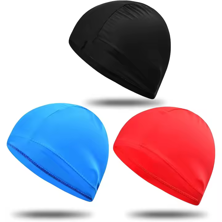 SANDALFON Gorros de Natación 3 Piezas Unisex para Piscina y Deportes Acuáticos - 1