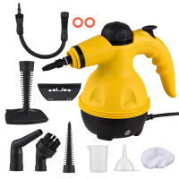 Limpiador a vapor portátil de 1050 W, máquina de vapor de alta presión y alta temperatura con 9 accesorios para decoración de interiores, muebles de cocina - details 0