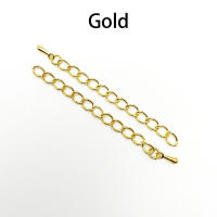 20pcs Conectores De Cadena De Extensión Para Joyería DIY Tones 50mm 70mm Accesorios Para Pulseras Y Collares Findings Metálicos De Aleación De Zinc - details 7