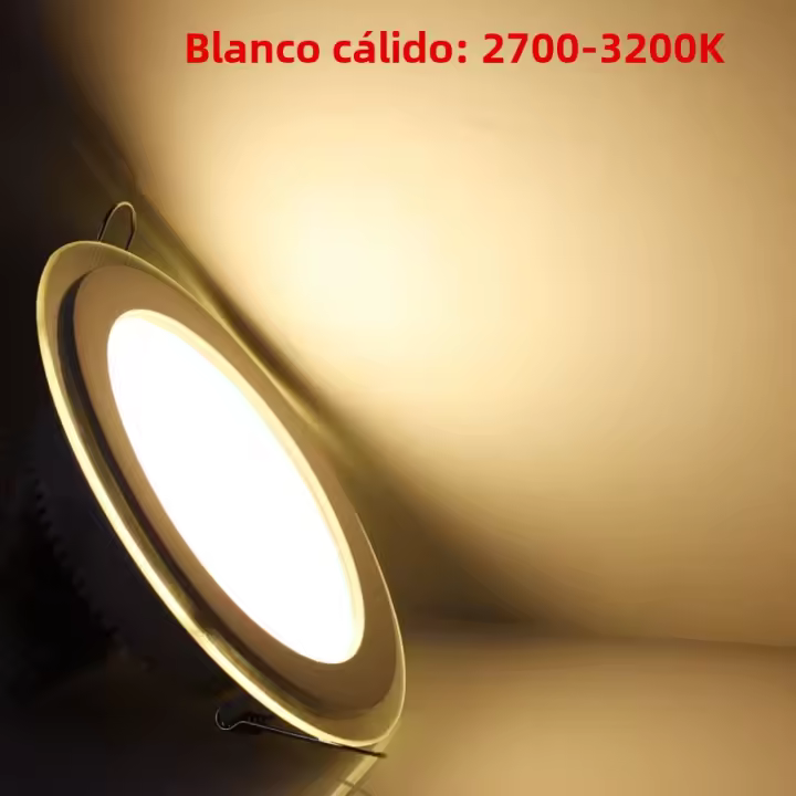 Lámpara De Techo Recubierta De Vidrio LED Redonda 6W 9W 12W 18W 24W Luz De Punto Interior Aluminio AC110V 220V Para Sala De Estar - 1