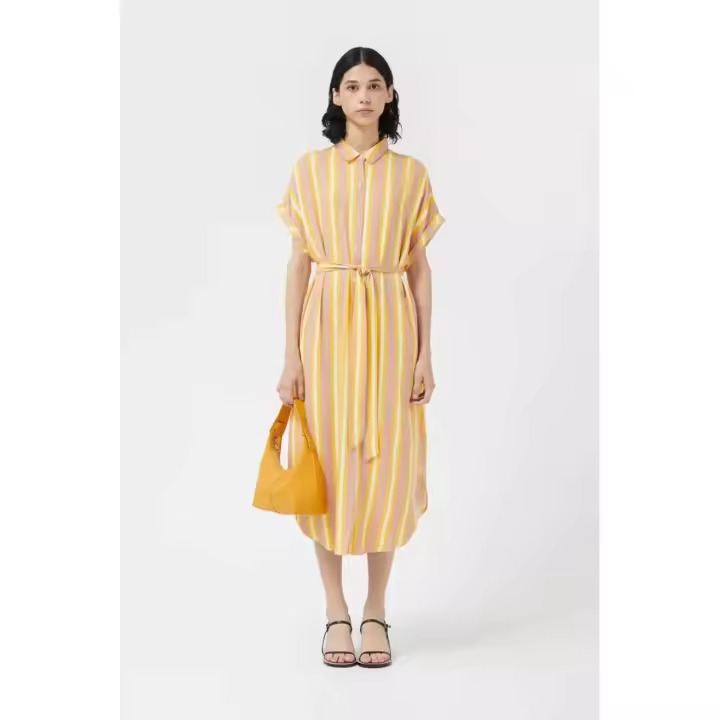 Compañia Fantastica Vestido Midi Mujer Rayas Verticales - 1