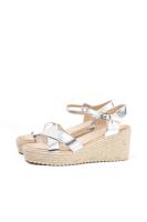 Wunder Spring alpargatas doradas cuña alta de espartos con plataforma plantilla acolchada comodidad y estilo para el verano - details 14