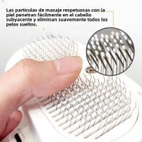 Peine Para Mascotas Con Sprt De Vapor Para Eliminar Pelo Flotante Acero Inoxidable Estilizador Para Perros Y Gatos - details 3
