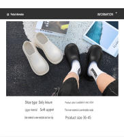 Zapatos De Cocina EVA Para Hombres Y Mujeres Casual Gruesos Suela Antideslizante Ligero Zapatos Slip-On Para Todo El Año - details 3