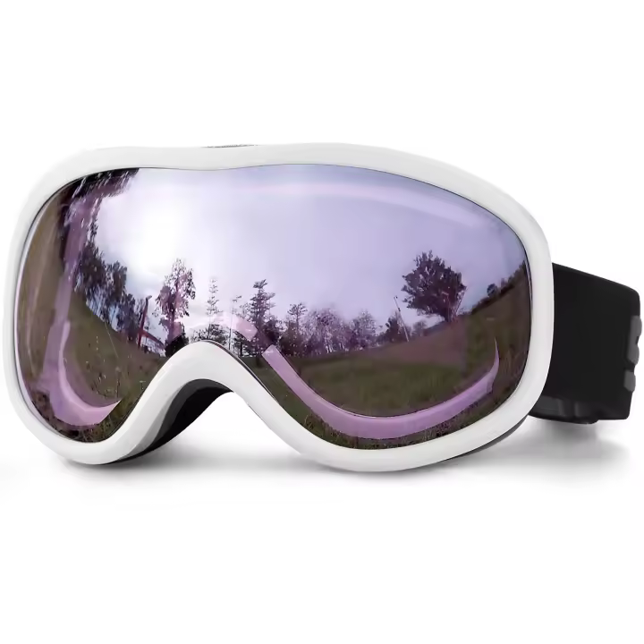Gafas de esquí gafas antivaho de doble lente, con protección UV400 a prueba de viento para deportes de invierno. - 1