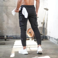 Nuevos Pantalones De Entrenamiento Para Hombre 2024 Primavera Y Otoño Color Sólido Deportivos Cómodos Para Exterior Y Fitness Con Bolsillos De Camuflaje - details 19