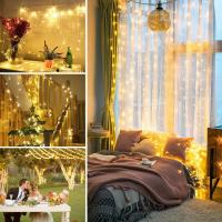 Luz De Enredadera LED Para Fiesta De Boda Y Decoración De Navidad Con 10/20/40/80 LEDS Cadena De Luces Festoon Para Dormitorio Estilo Estrellado Piloto Inalámbrico 3V - details 5