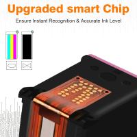 Compatible Cartuchos de tinta para hp 305 XL !!（ No se puede utilizar en modelos de impresoras vinculadas a HP+ ）!!con DeskJet 2710 2720 2700 DeskJet Plus 4120 4100 4130 Envy 6000 6010 6020 6032 6055 Envy Pro 6400 6430 6432 Impresora(1 Negro y 1 color) - details 1