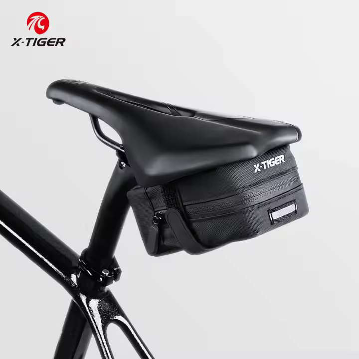 Bolsa De Bicicleta X-TIGER Mini 0.7L Portátil Impermeable Con Reflejante Para MTB Mountain Road Bike Kit De Herramientas Y Reparación - 1
