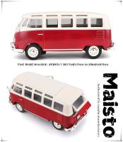 Modelo De Coche De Aleación Maisto 1:25 Retro Volkswagen Van Samba Colección De Juguetes Precision Estática Regalo Para Niños Y Adultos - details 3
