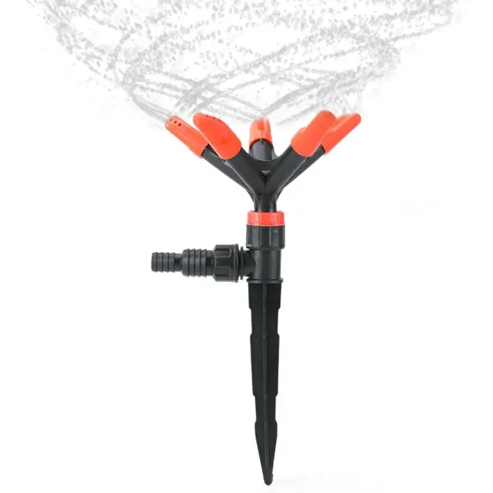 Rociador ajustable multiusos para Riego de Jardines PORCHEDDU Rociador giratorio de 360 ° Eficacia y cobertura total - 1