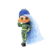 Barbie muñeca extra mini pelo largo azul hielo con accesorios de moda MATTEL (HGP65) - details 2