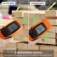 Medidor De Humedad Para Madera Digital Sin Pinos EMT01 Profesional 0~99.9% Higrómetro De Timbre Con Pantalla LCD Detector De Humedad - details 1