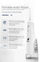 Irrigador Oral USB Recargable Jet De Agua Dental 310ML Tanque De Agua IPX7 Impermeable Limpieza De Dientes Viajera Portátil Para Adultos - details 1