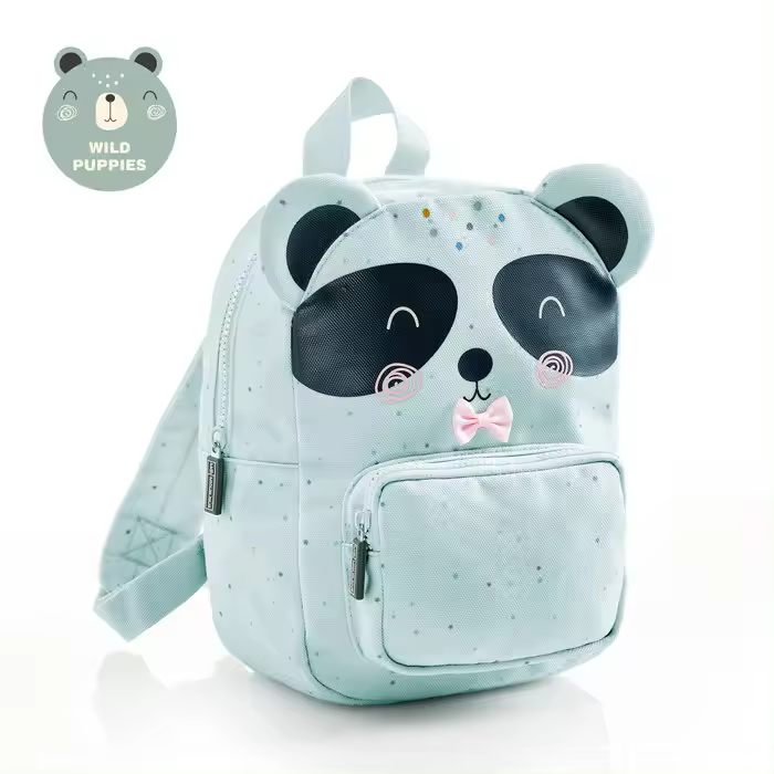 Miquelrius MR16390 Mochila guarderia infantil con bolsillo wild puppies panda MR_23 - 1
