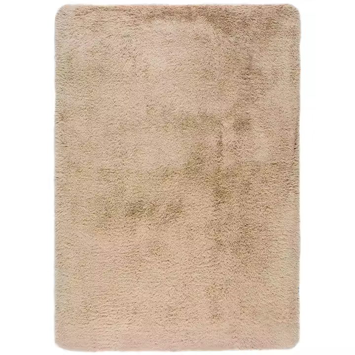 ATTICGO Alfombra de Interior Estilo Liso en Beige - Alpaca Liso | 60x100, 80x150, 140x200, 160x230, 200x290 cm - 1