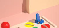 Caja De Monedas De Madera Montessori Para Niños Juguete Sensorial De Doble Cajón De Formas Y Colores Regalo Para Bebés Educativo Y Divertido - details 0