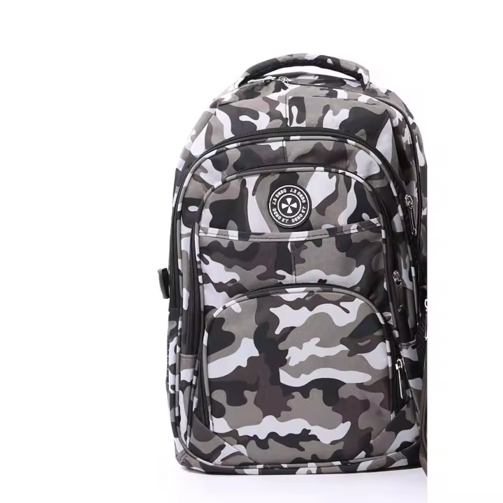J.S ONDO MOCHILA CON ESTAMPADO CAMUFLAJE PARA HOMBRE Mochila Escolar Mochila de Viaje Negocios Trabajo Diario Antirrobo Impermeable Grande Mochila Ordenador CLASICO - 1