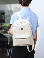 Mochila nueva de gran capacidad para mujeres que viajan diariamente, mochila informal de PU para estudiantes, bolso para mujer - details 14