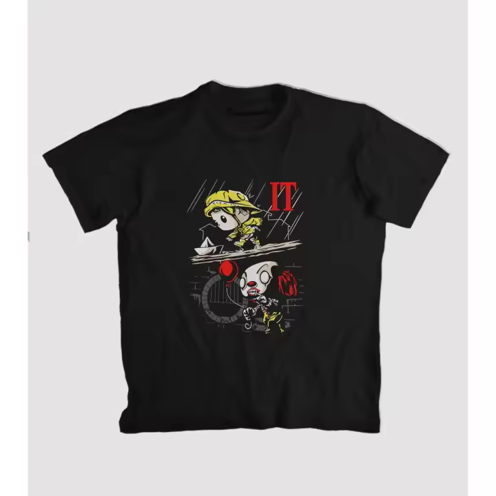 Camiseta Negra Unisex – IT Pennywise🎈🤡 - 1