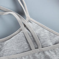 3PCS Deportiva Para Niñas Prenda Interior De Algodón Transpirable Con Tirantes Cruzados Estilo Diario Adecuado Para Entrenamiento Y Fitness - details 14