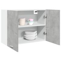 vidaXL Armario colgante “Lyon” madera de ingeniería envejecida en color Madera antigua/Blanco/Gris sonoma y más | diseño vintage industrial ideal para cocina salón comedor - details 5