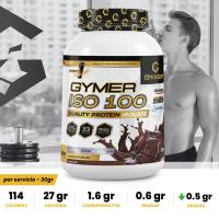 Aislado de Proteína de Suero GYMER ISO 100 1kg Chocolate - details 0
