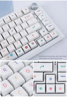 Keycaps De PBT 127 Teclas Tema Neón XDA Perfil ISO Para Teclado Mecánico RGB Compatible Con Cherry MX Switch Layout Inglés Y Coreano - details 7