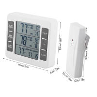 Termómetro Digital Inalámbrico Para Nevera Con Alarma Auditiva Sensor Para Interior Y Exterior Medidor De Temperatura Para Congelador - details 3