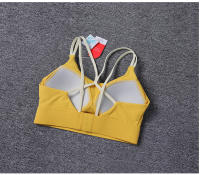 Nueva Sujetador Deportivo Para Mujer Con Almohadillas Sin Costillas Soporte Alto Para Gimnasio Running Yoga Deporte Cross Back Adecuado Para Mujeres Con Curvas - details 6