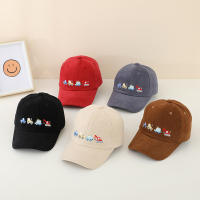 Gorro De Béisbol Para Niños Con Bordado De Bulldozer Y Excavadora Ropa Deportiva Para Verano Ajustable Unisex Edad 2-8 Años - details 0